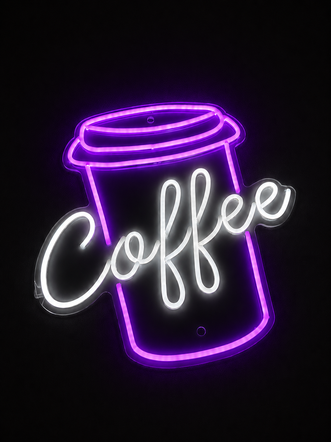 Letrero neón led COFFEE 50X45CM